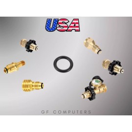 Unbranded 5 O-Ring for Soft Nose Seal Propane Tank Cylinder P.O.L. Fittings POL Connector
