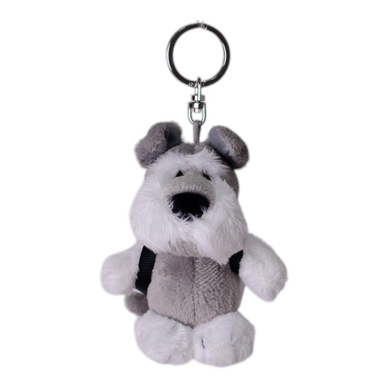 Nikki Schnauzer Keychain 3.9 inches (10 cm), Backpack, Green, Kids,