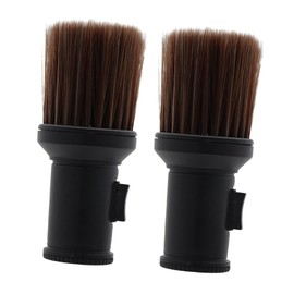 Healvian 2pcs Soft Neck Brush for Hair Cutting Gentle Cleaning Brush for Neck and Face for Barbershop Use Soft Bristles for Comfortable Portable and Lightweight Design