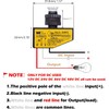 TWTADE Photoelectric Switch DC 12V 24V 36V 48V Control Light