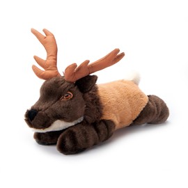 The Petting Zoo Elk Stuffed Animal Plushie, Gifts for Kids, Earth Keeperz Wildlife Animals, Zoologee Brown Elk Plush Toy, 10 inches