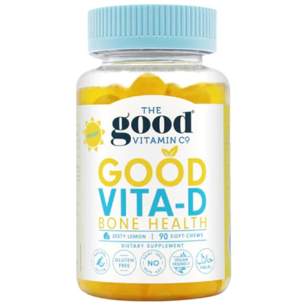 The Good Vitamin CO Good Vita-D Bone Health Soft Chews 90 - Zesty Lemon