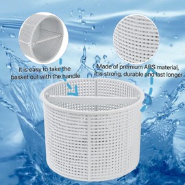 WENPENG Skimmer Basket Replacement Parts,for Hayward Swimming Pool Skimmer SPX1082CA & Aladdin B-152 Skimmer Models,SP1082 SP1083 SP1084 1085 1086 SP1075 1075T 1076 1077 Skimmers Basket (White)