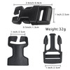 Qavctw 2x 1'' Buckle Quick Side Release Buckle for Tactical