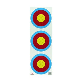 .30-06 Outdoors Vertical 3 Spot Paper Target for Archery, 100 Count, White, One Size (TAR3V-100)