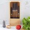 Totally Bamboo Universal Knife Caddy, Organizer and Holder for Drawer