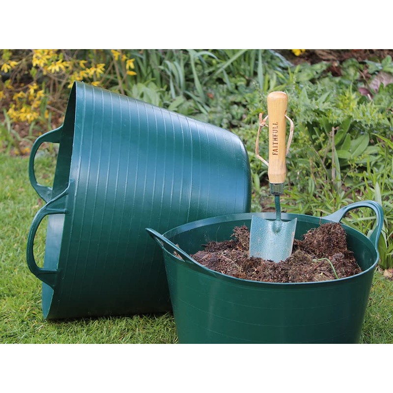 Faithfull FAIFLEX15G Green Polyethylene Flex Tub 15 Litre (3 gl)