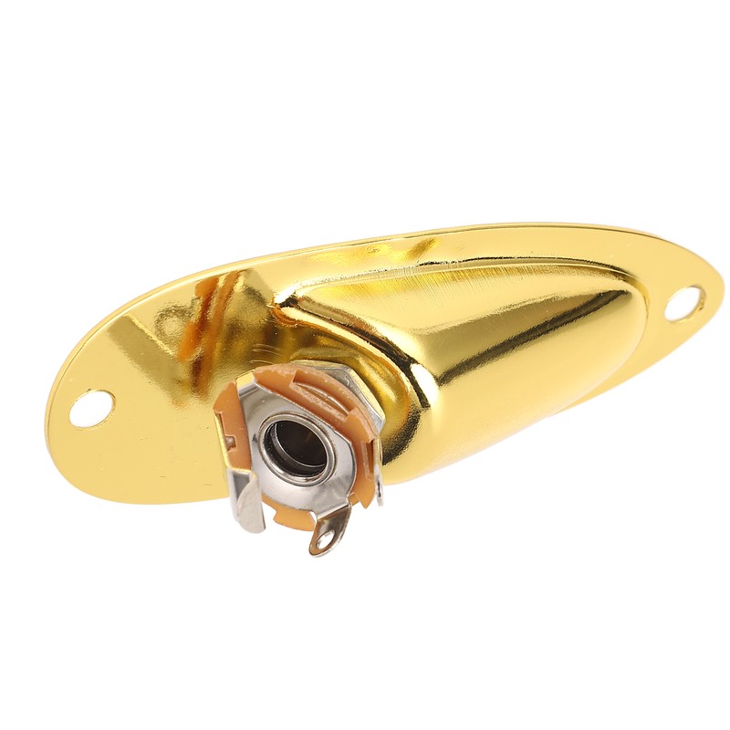 Guitar Input Jack Boat Style 6.35mm Metal Electric Guitar Input