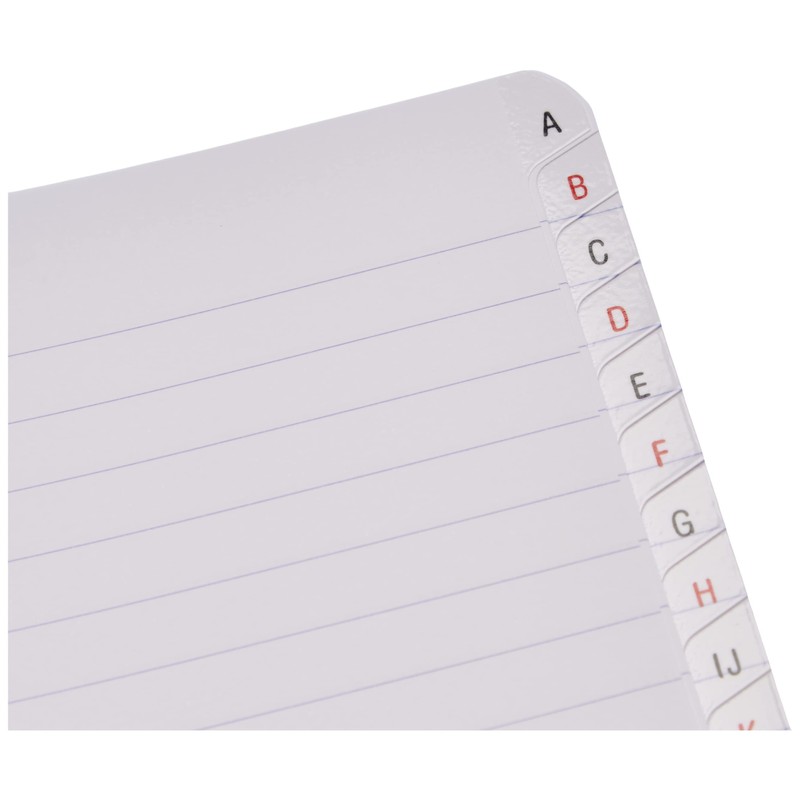 Clairefontaine 8809C Index Book Assorted Colours DIN A5 (96 Blatt)