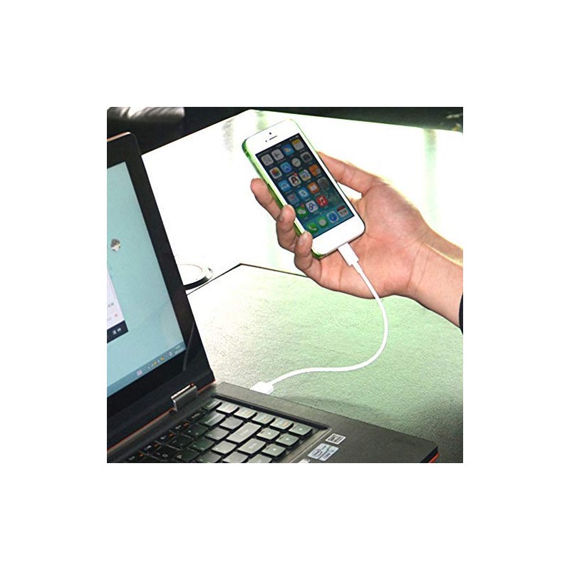 Short MicroUSB Cable Compatible with Your Alcatel OneTouch POP C5