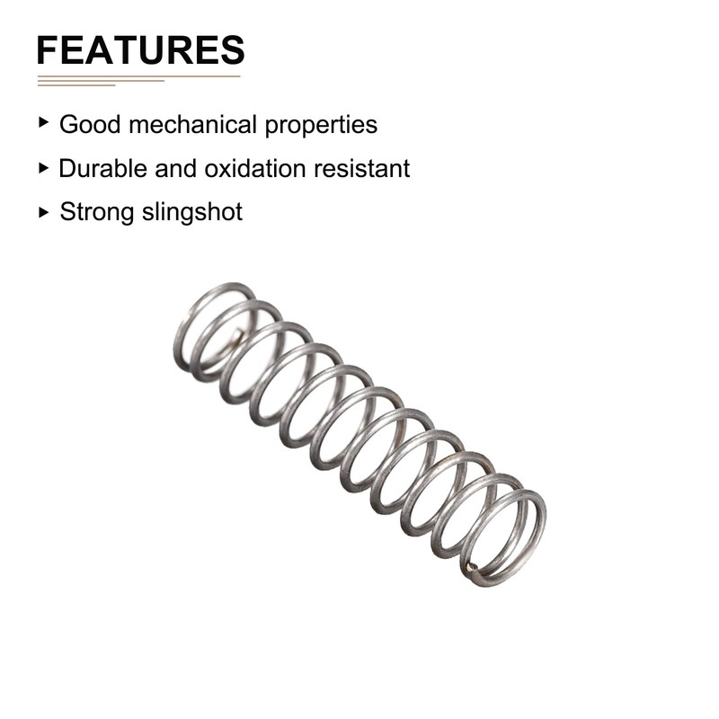 DTGN 0.5 x 5 x 20 mm (DxADxL) Compression Spring