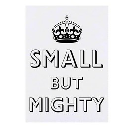 'Small But Mighty' Temporary Tattoo - Water Resistant, Skin-Safe, Non-Toxic Transfer (TO00085467)