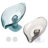 VDKIDKT 2 Pack Bar Soap Dish Self Draining Soap Holder