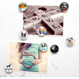 Cosylove Cute Crystal Glass Fridge Magnets for Office Cupboards, Whiteboards, Photos, Beautiful Decorative Magnets for Your Home