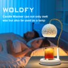 WOLDFY Candle Warmer Lamp with Timer, Candle Warmer Lamp Adjustable