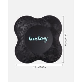 heuchaey Yoga Knee Pad, Non-Slip Yoga Knee Pad Mat, Suitable for Yoga 20 x 20 cm, Pilates, Sports, Support for Knees, Wrists, Ankle, Wear-Resistant Protects the Knees, Pack of 2
