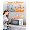Commercial Chef 0.6 Cu. Ft. Countertop Microwave Oven, Mechanical Dial
