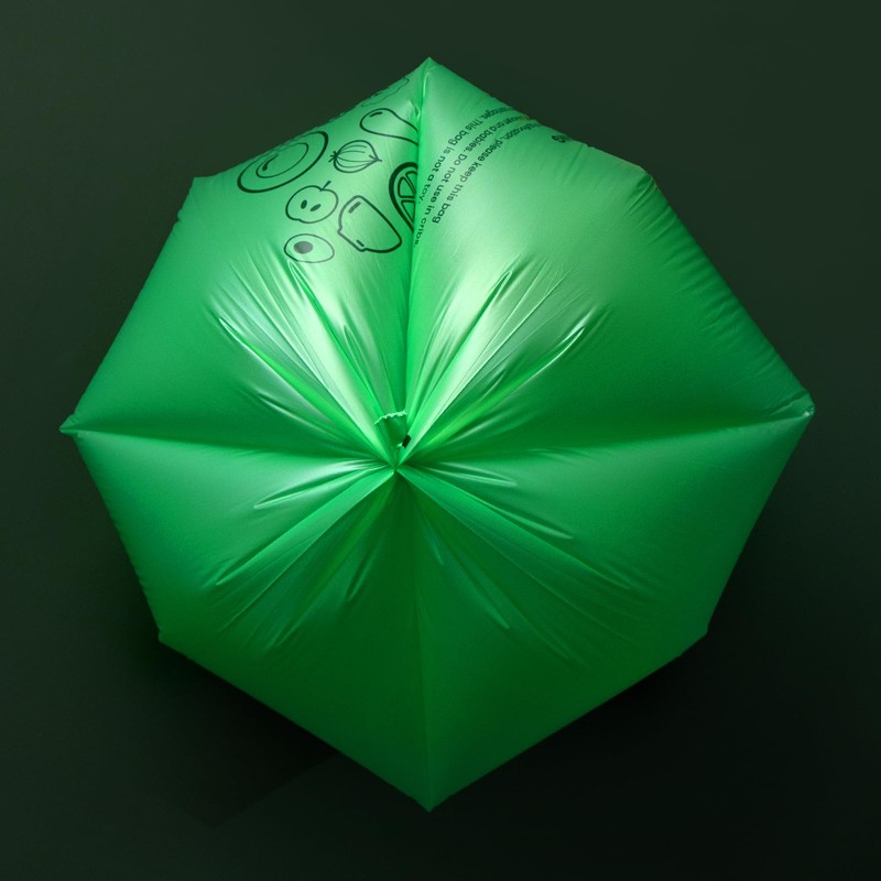 RAYTID Tie Handle Compostable Food Waste Bags 10L 75 Extra