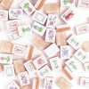 ,American Mahjong Set with 160 Tiles, Pealescent Mahjong Tiles,Custom 4-Layer