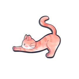 Magnetic Pin Cushion, Cute Sewing Needle Holder, Animal Needle Holder Magnet - Magnetic Needle Holder | Safe Storage of Needle Holders In- Animal Shape for Needles by Craft Enthusiasts (Cat)