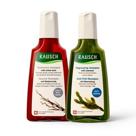 Rausch Oily Scalp Care Shampoo 2-piece Set Willow Bark Seaweed Shampoo 200ml / 라우쉬 지성두피케어 샴푸 2종세트 윌로우바크 씨위드 샴푸 200ml