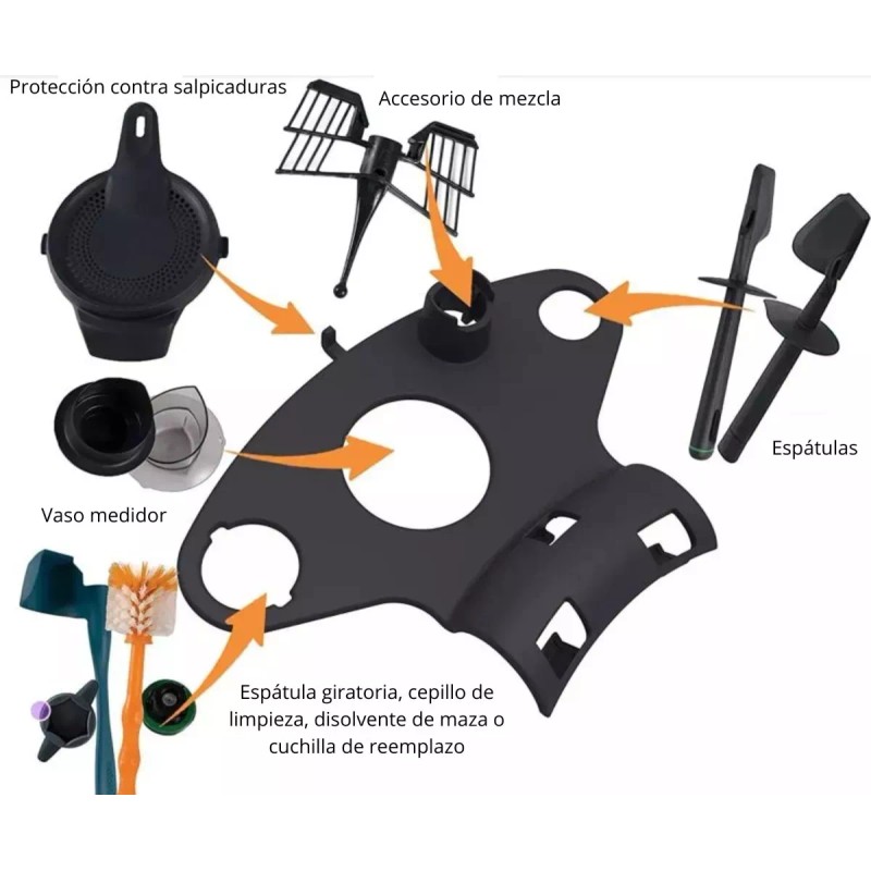 Estuchelandia Soporte Organizador Para Accesorios Para Thermomix Tm5 Tm6