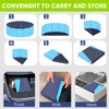 Dog Pool, Foldable Pet Swimming Pool with 6mm High-Strength PP