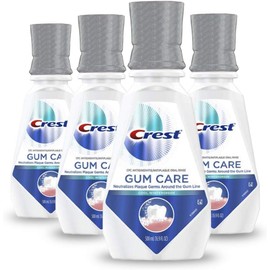 Crest Gum Care Mouthwash, Cool Wintergreen, 16.9 fl oz. (Pack of 4)