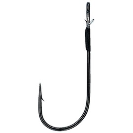 Hayabusa FPP Straight Shank Worm Hook with Monofilament Bait Keeper - 3/0 4pk