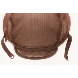 Combs attached XL Black Full/No Part Wig Cap with Adjustable Band and ear wings