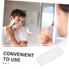 GRIRIW 3pcs Transparent Razor Storage Box Plastic Travel Case for