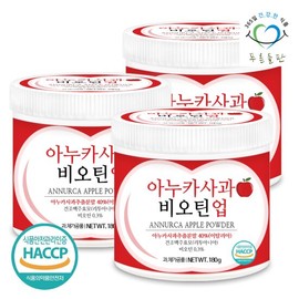 green fields Pureun Deulpan Italian Anuka Apple Extract Powder 180g (3 bottles) Biotin Powder / 푸른들판 이탈리아 아누카 사과 추출 분말 180g 3통 비오틴 가루
