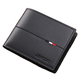 MUFANDUO Slim Wallet for Men with Money Clip, Minimalist Wallet with Zipper, Bifold Mens Wallets with Credit Card Holder, PU Leather Men's Wallet with Coin Purse, Carteras Para Hombres (Black 3)