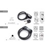 meteor Cable Locks Bicycle Lock Key Lock Chain Combination Cable