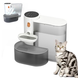 Cat Water Fountain - 3000ml Automatic Pet Drinking Fountain for Cats and Dogs, Ultra Quiet Pump, Water Level Window, No Filter Needed