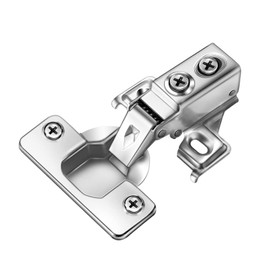Pack of 6 Illustrations Rimless Soft Closing Cabinet Hinges That Clip in Concealed Kitchen Cabinet Door Hinges - 3-Way Adjustable, 105 Degrees
