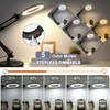 10X Magnifying Glass with Light, Krstlv Upgrade Button 5 Color