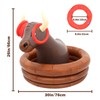Inflatable Water Bull Ice Bucket with Rings Toss,Bull Cooler Beverage