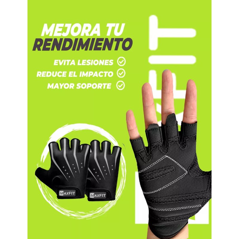 Maxfit Guantes Gym Tacticos Pesas Crossfit Gimnasio Maxfit St006