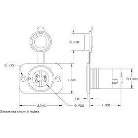 Marinco 2-Wire ConnectPro® Charging / Downrigger / Trolling System