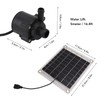 Solar Water Pump Kit 20W Submersible for Fountain Pond Bird