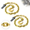 TKK 2-Pack Trailer Safety Chain - 35 Inch Chain with