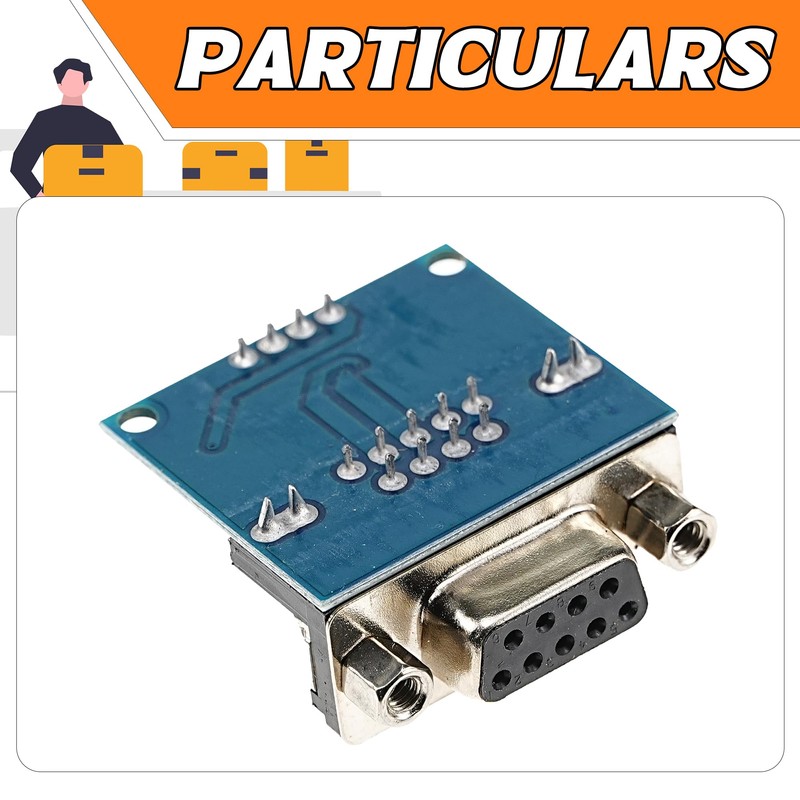 A-DIGISHUO 5pcs RS232 to TTL Converter Module COM Serial Port