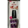 Kiss Press on Nails Manicure Short Dark Purple with multi