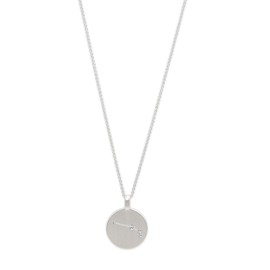 Pilgrim Women's Necklace with Pendant, Silver Plated, silver