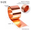 Aoktorkit Copper Sheet Roll, 0.1MM*50MM*1M (0.004"*1.97"*39")