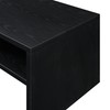 Convenience Concepts Northfield Admiral Deluxe Coffee Table with Shelves, Black