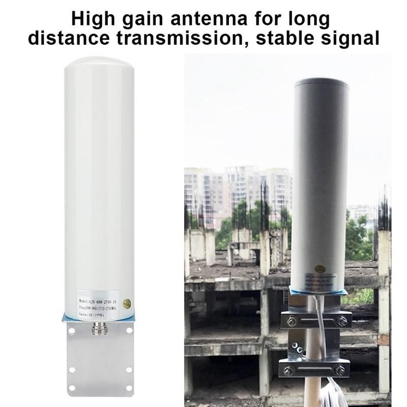 12dBi SMA Male 698-2700MHz 4G/3G External Antenna Barrel Antenna Fit