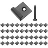 84 Pcs Composite Decking Clips with Screws Kit,Decking Fixings Starter