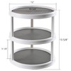 Yesland 3 Tier Lazy Susan Turntable - 12'' Round Tiered